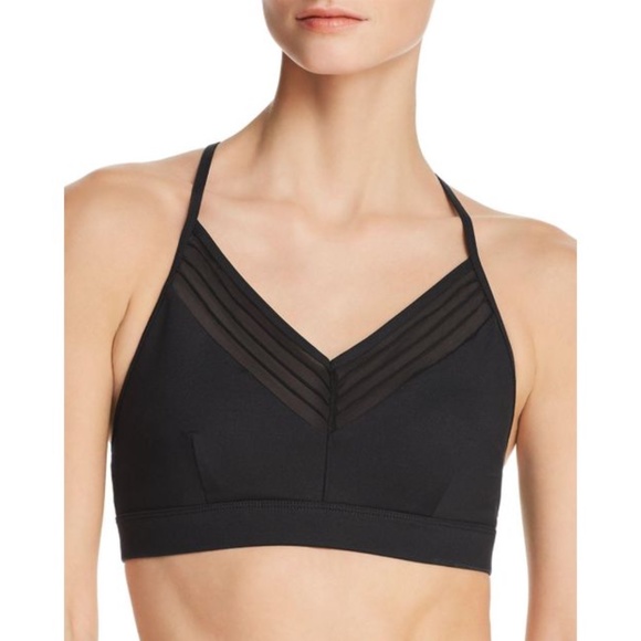 ALO Yoga Other - ALO Yoga Black Ultimate Mesh-Inset Sports Bra XS